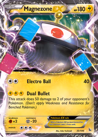 Magnezone EX 35/106 Pokemon card