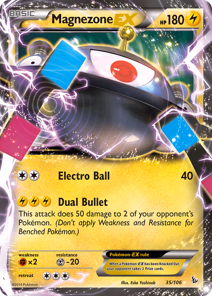 Magnezone EX 35/106 Pokemon card