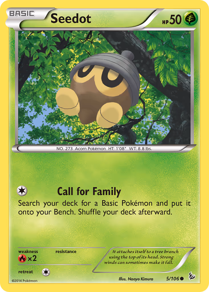 Seedot 5/106 Pokemon card