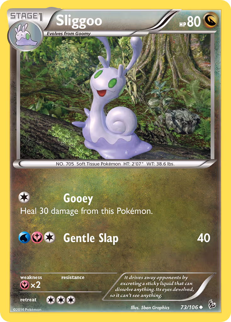 Sliggoo 73/106 Pokemon card