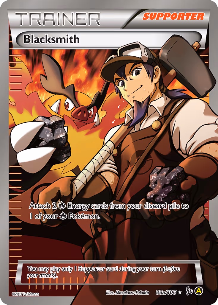 Blacksmith 88a Pokemon card