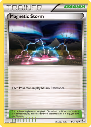 Magnetic Storm 91/106 Pokemon card