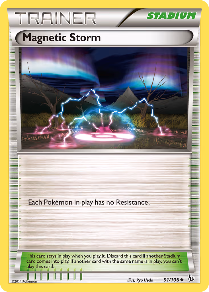 Magnetic Storm 91/106 Pokemon card