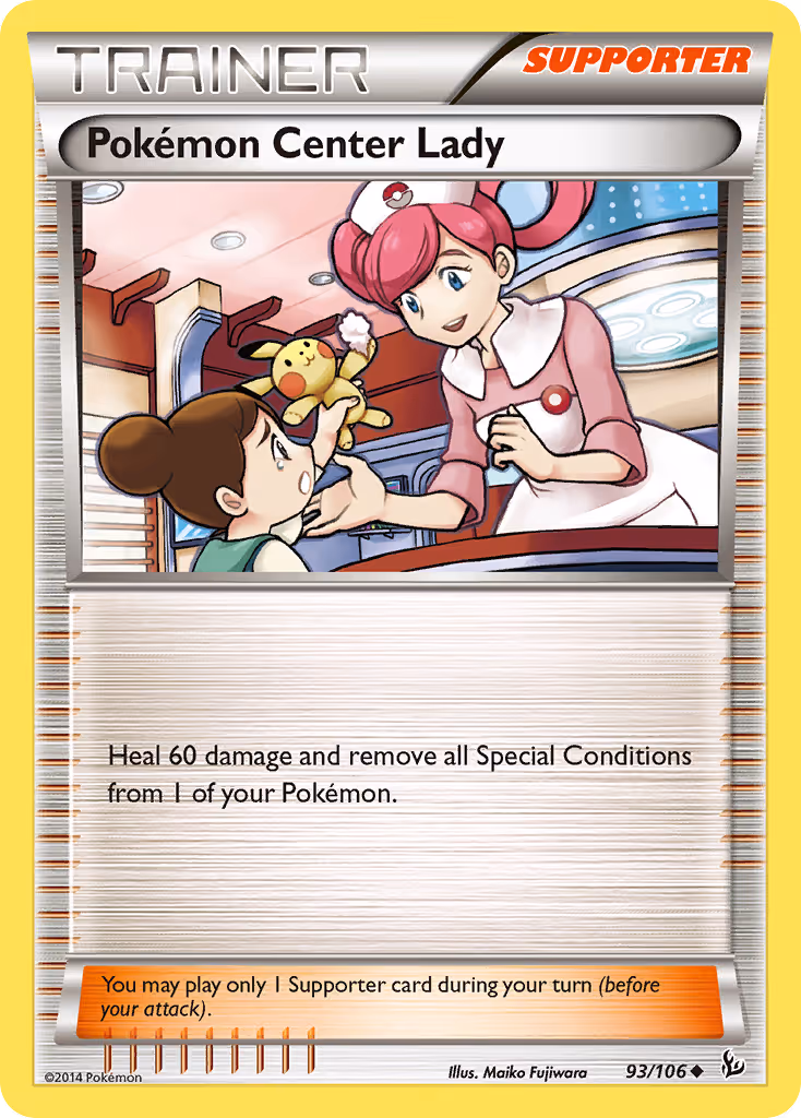 Pokémon Center Lady 93/106 Pokemon card