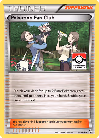 Pokémon Fan Club 94/106 Pokemon card