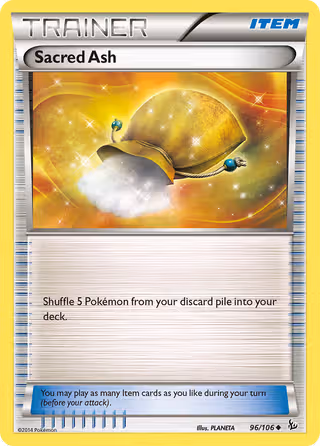 Sacred Ash 96/106 Pokemon card