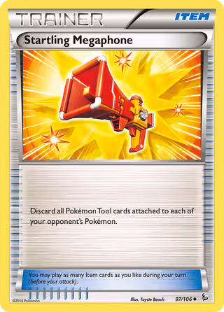 Startling Megaphone 97/106 Pokemon card
