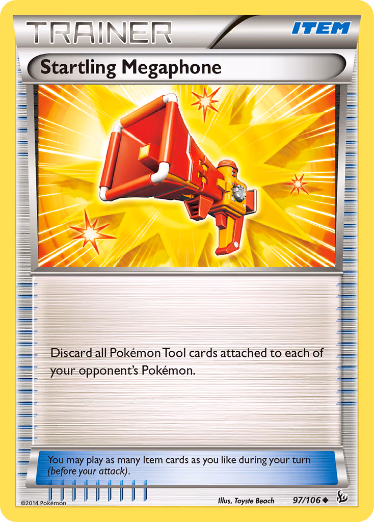 Startling Megaphone 97/106 Pokemon card