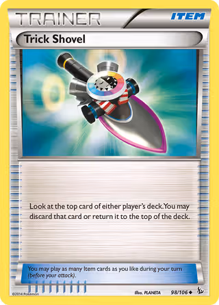 Trick Shovel 98/106 Pokemon card