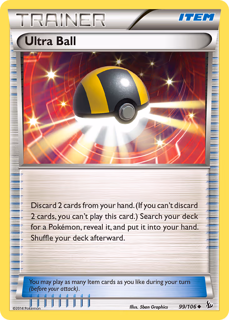 Ultra Ball 99/106 Pokemon card