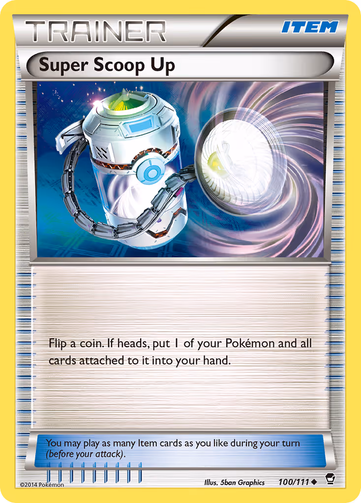 Super Scoop Up 100/111 Pokemon card