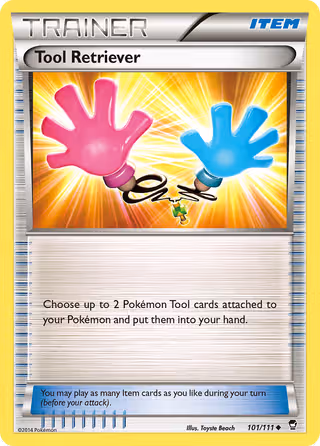 Tool Retriever 101/111 Pokemon card