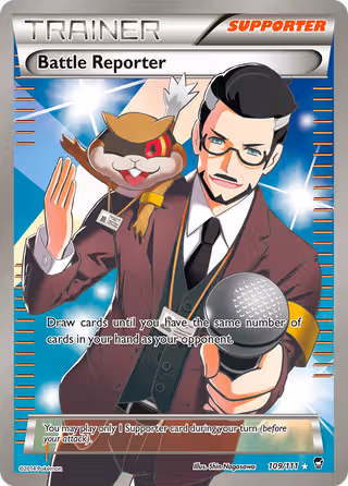 Battle Reporter 109/111 Pokemon card