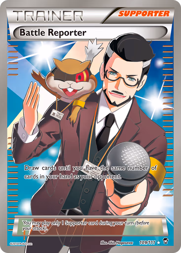 Battle Reporter 109/111 Pokemon card