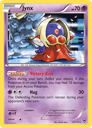 Jynx 37/111 Pokemon card