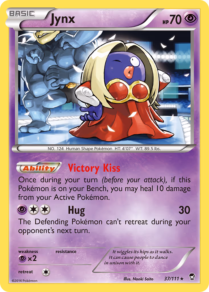 Jynx 37/111 Pokemon card