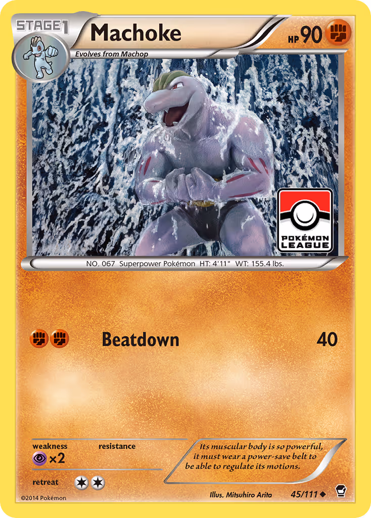 Machoke 45/111 Pokemon card
