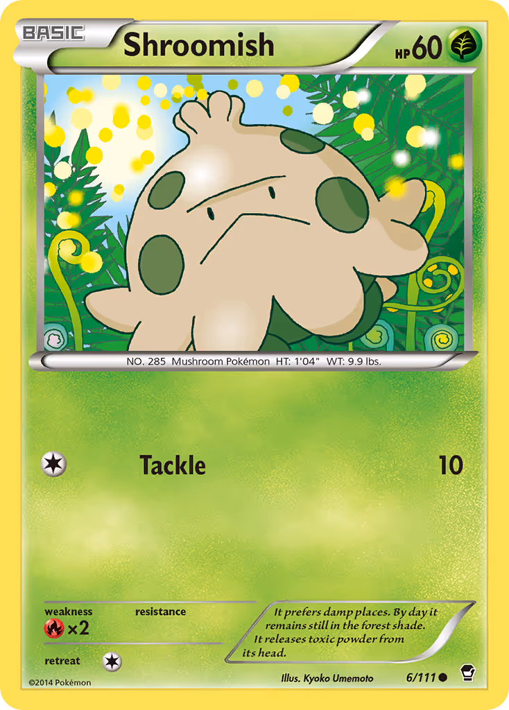 Shroomish 6/111 Pokemon card