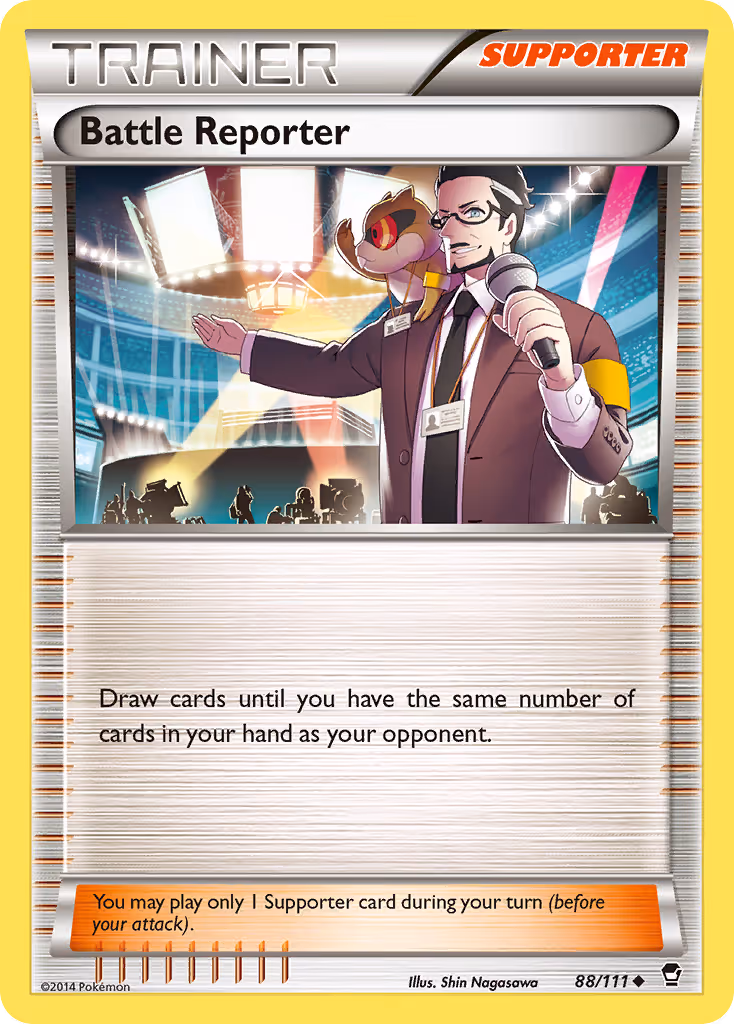 Battle Reporter 88/111 Pokemon card