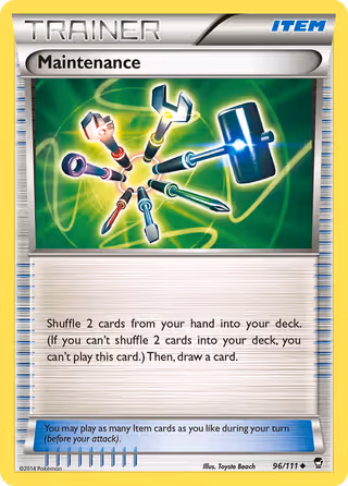 Maintenance 96/111 Pokemon card