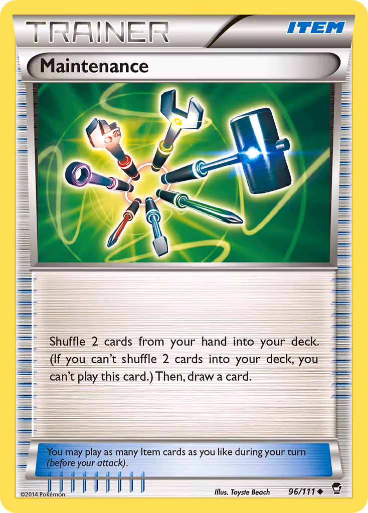 Maintenance 96/111 Pokemon card