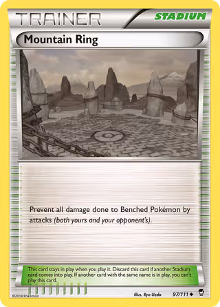 Mountain Ring 97/111 Pokemon card