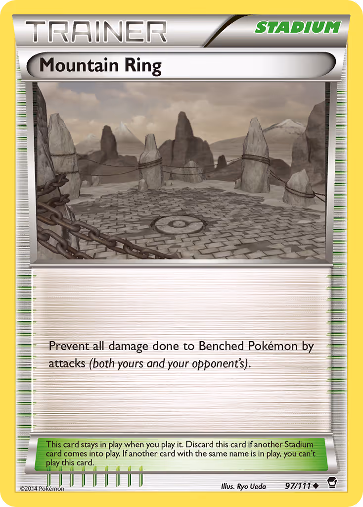 Mountain Ring 97/111 Pokemon card