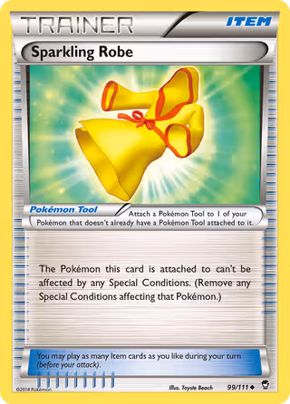 Sparkling Robe 99/111 Pokemon card