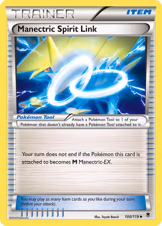 Manectric Spirit Link 100/119 Pokemon card