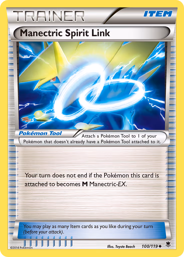 Manectric Spirit Link 100/119 Pokemon card