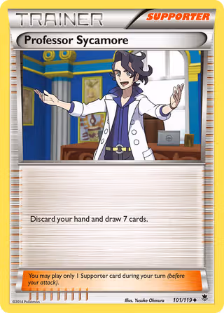 Professor Sycamore 101/119 Pokemon card