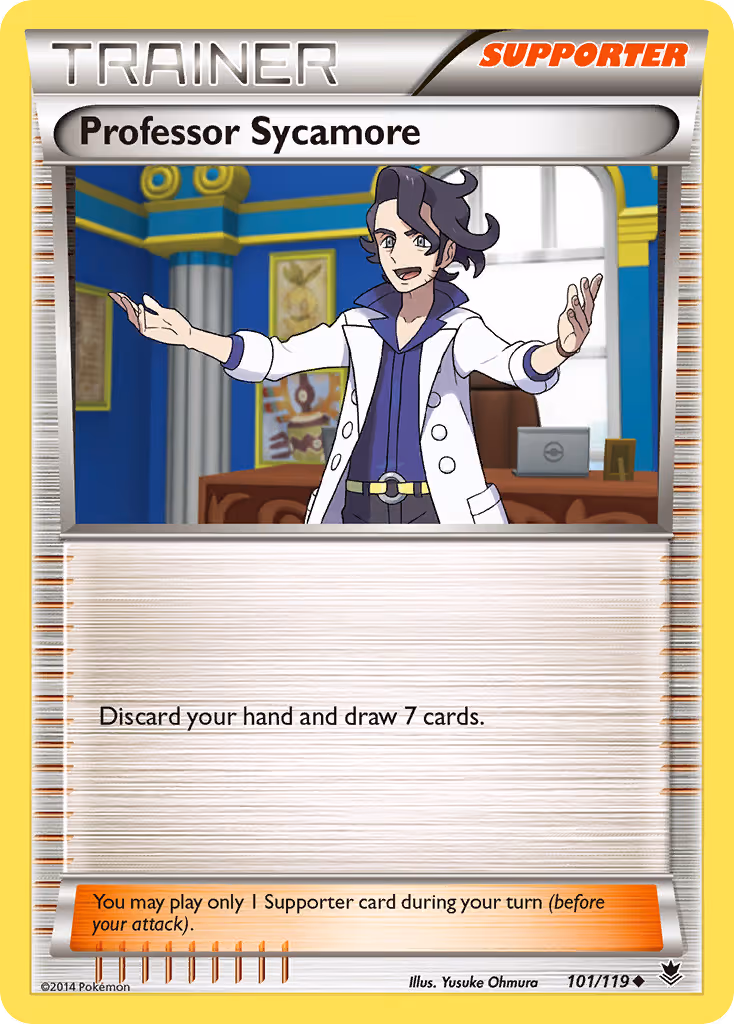 Professor Sycamore 101/119 Pokemon card