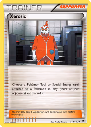 Xerosic 110/119 Pokemon card