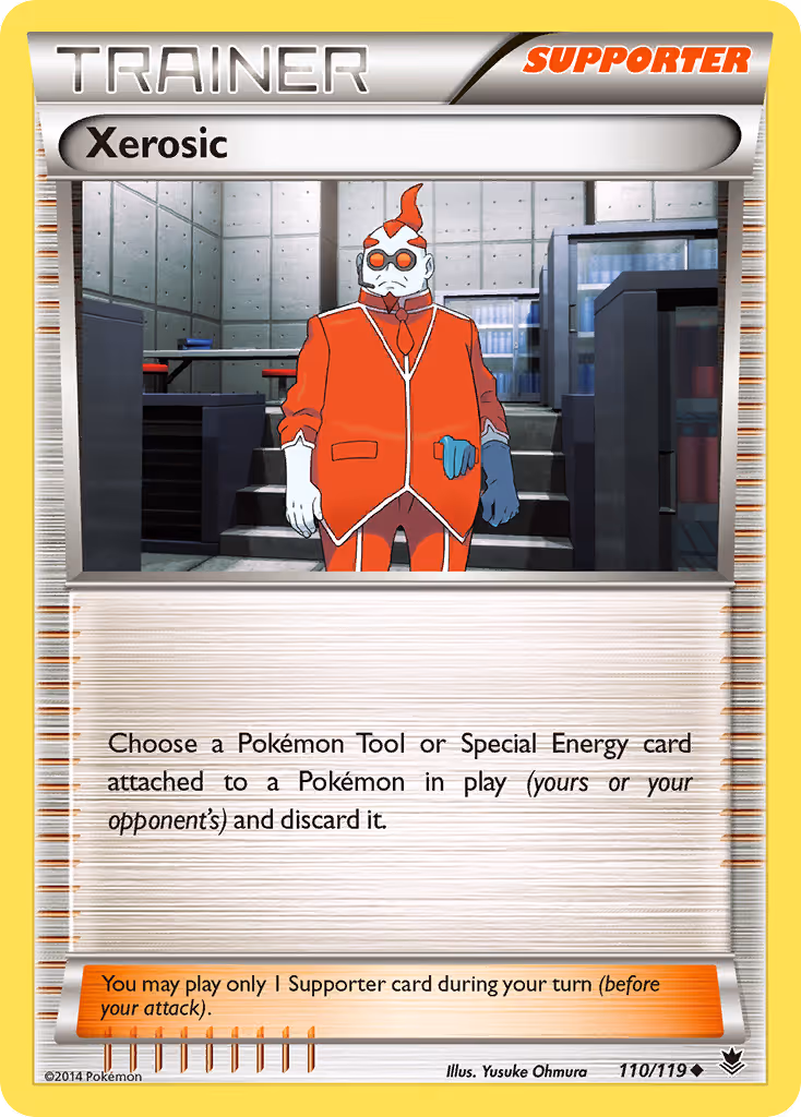 Xerosic 110/119 Pokemon card