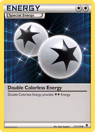 Double Colorless Energy 111/119 Pokemon card