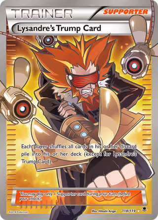 Lysandre's Trump Card 118/119 Pokemon card