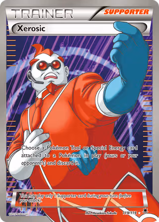 Xerosic 119/119 Pokemon card