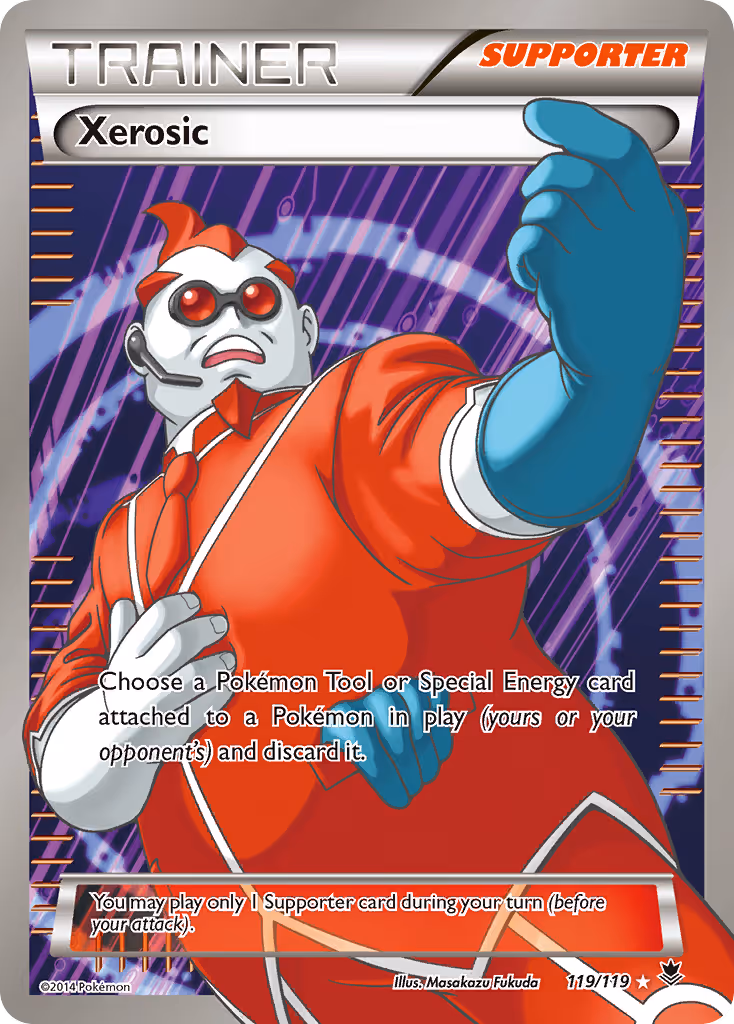 Xerosic 119/119 Pokemon card