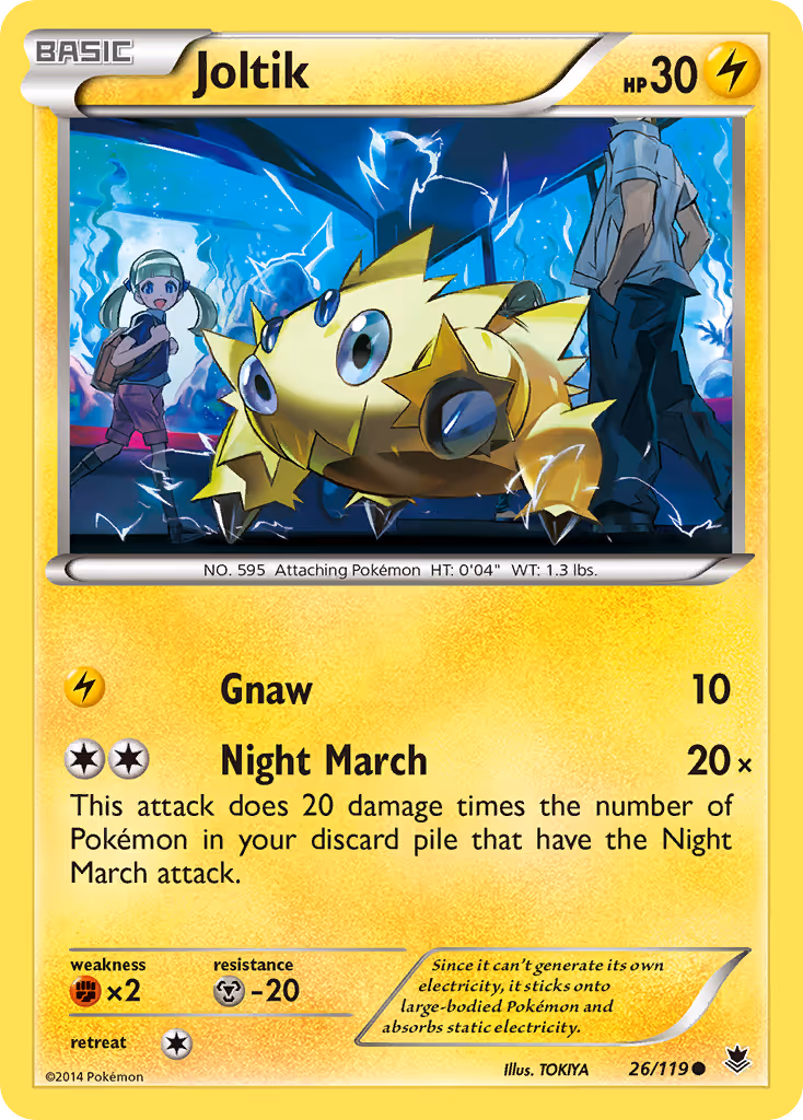 Joltik 26/119 Pokemon card
