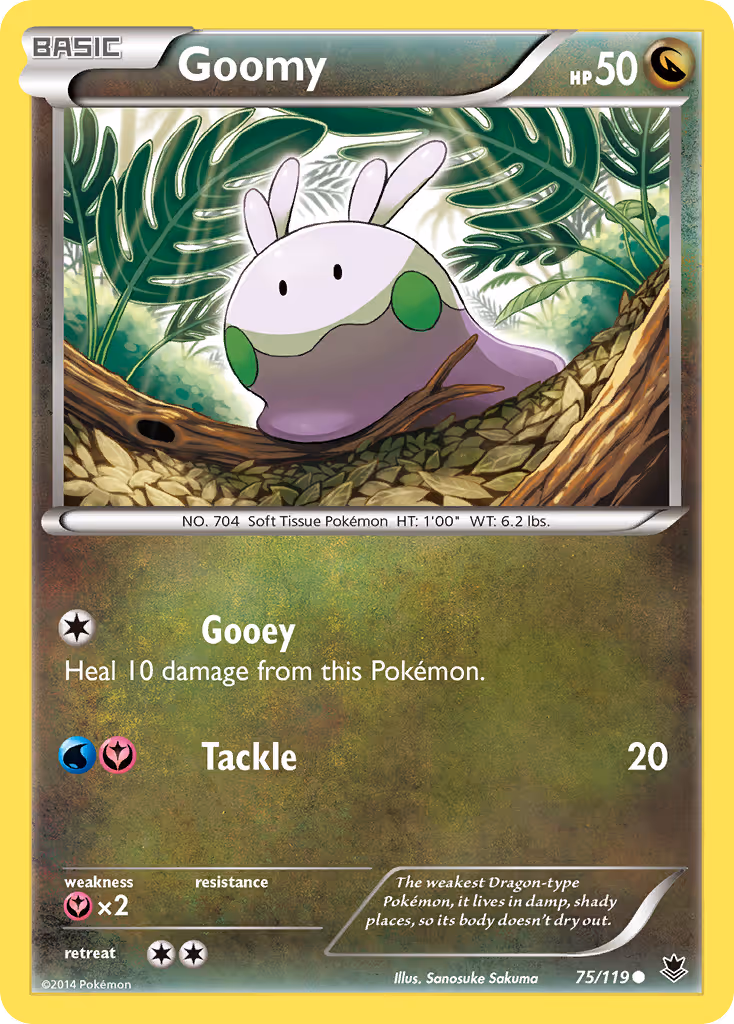 Goomy 75/119 Pokemon card
