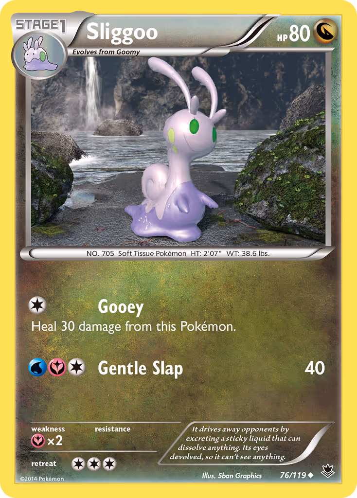 Sliggoo 76/119 Pokemon card