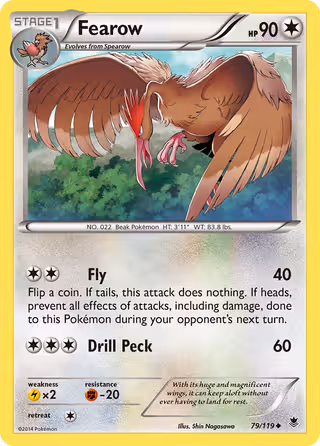 Fearow 79/119 Pokemon card