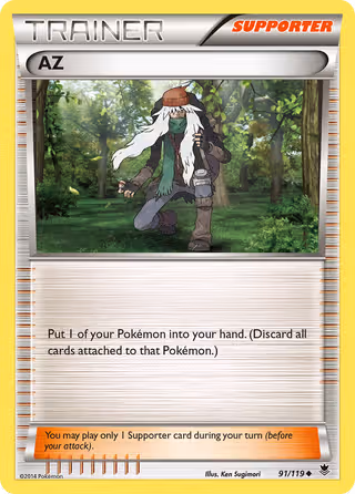 AZ 91/119 Pokemon card