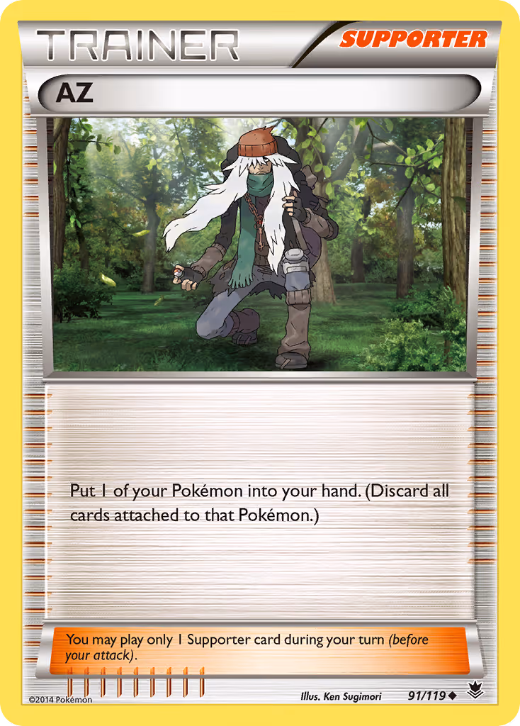 AZ 91/119 Pokemon card