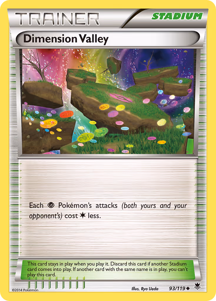 Dimension Valley 93/119 Pokemon card