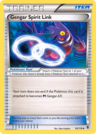 Gengar Spirit Link 95/119 Pokemon card