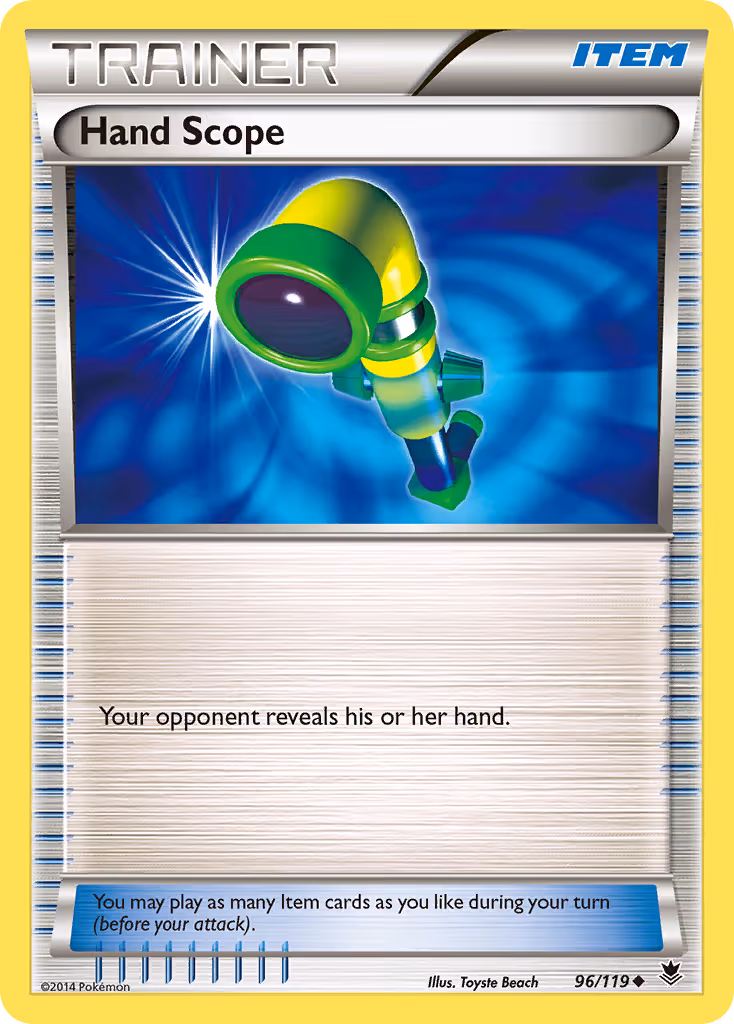 Hand Scope 96/119 Pokemon card
