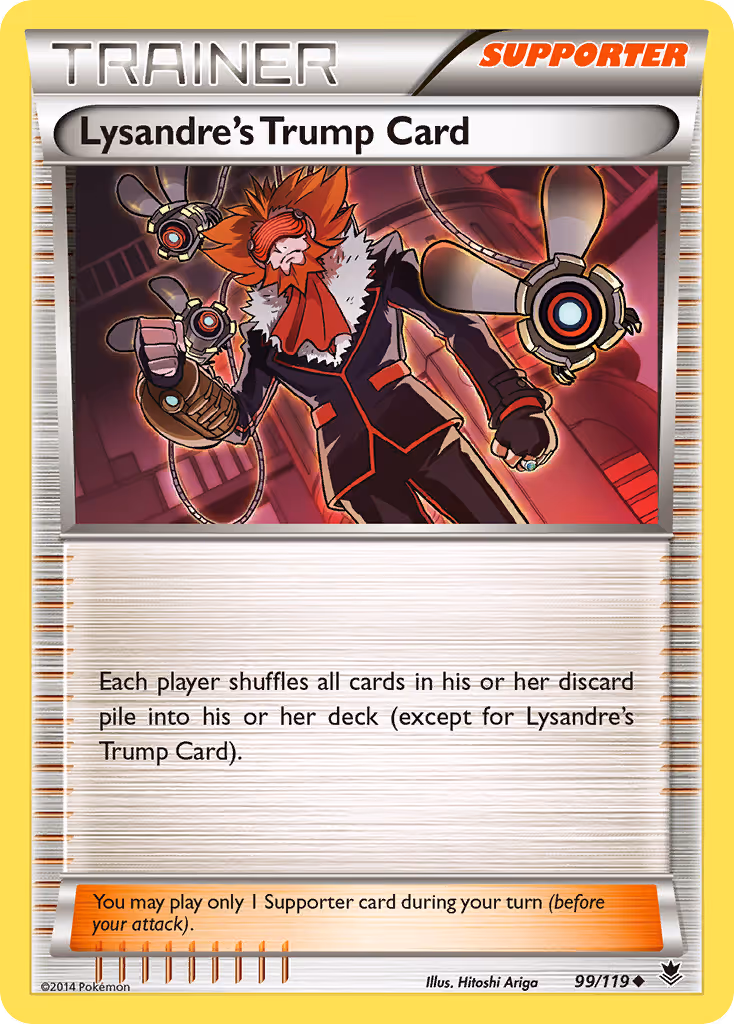 Lysandre's Trump Card 99/119 Pokemon card