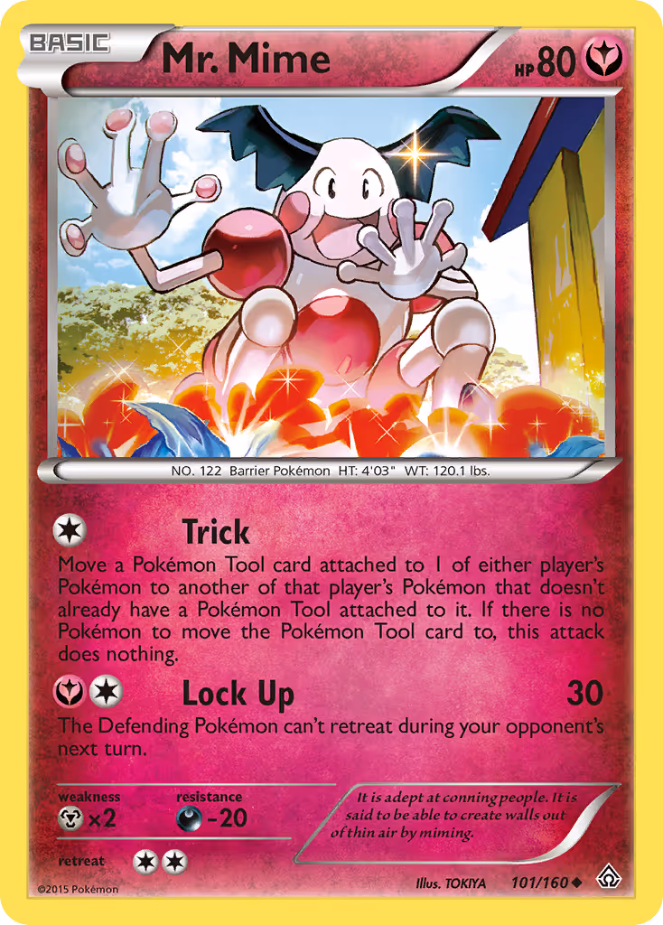 Mr. Mime 101/160 Pokemon card