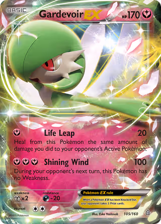 Gardevoir EX 105/160 Pokemon card
